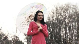 Sapphira A on Eporner gets her pussy eaten all by herself