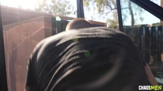 Ty Roderick makes Benvi suck his dick outside by the sidewalk