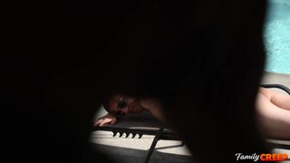 Stepdad Jaxon Valor catches his naked stepson Zac Steele outside