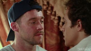 Justin da Jock loves to get down on his knees to suck Jayden Marcos