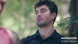 Heath Halo and Paul Wagner getting together to fuck in the woods