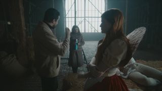 Lucy Huxley and Maximo Garcia fuck wildly in the barn