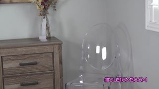 Mature goddess Aaliyah loves to caress her strap-on with a big penis