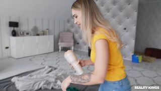 Blonde, Blowjob, XXX Scenario, Natural Big Tits, Sextoys