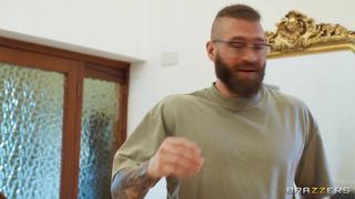 Xeinna Rose double teamed by Danny D and Xander Corvus as signing bonus