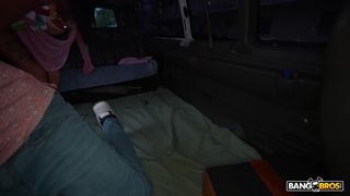 Selina Garcia gets her pussy licked by Don Sudan on the Bang Bus
