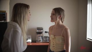 Lesbians Scarlett Sage and Scarlit Scandal masturbates together