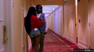 Avi Love and Kira Noir stand in business for black dick
