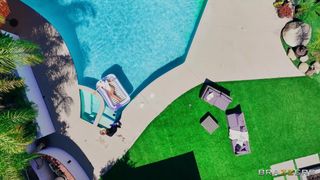 Cherie Deville throws a special blowgang party at the pool!