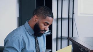 Dillon Diaz and Shadow start kissing and fucking in the office!