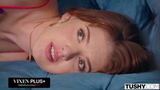 Lena Anderson is fucked by her sister's husband in front of the camera
