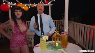 Nico Luva and Archer Ali in a threesome with the hot waiter